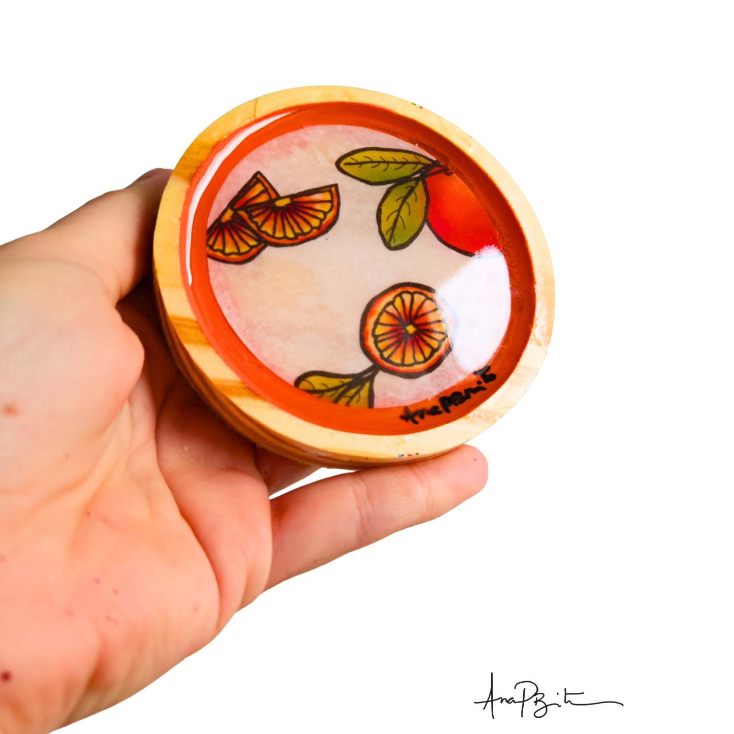 Porta-Copos Laranja