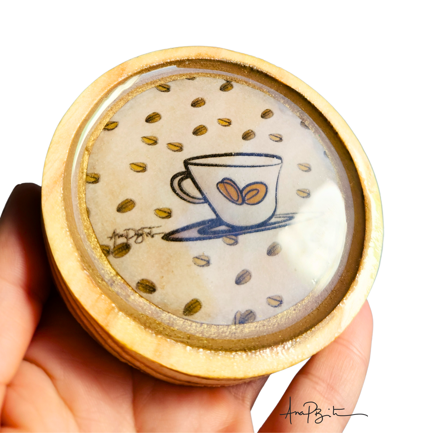 Porta-Copos Café