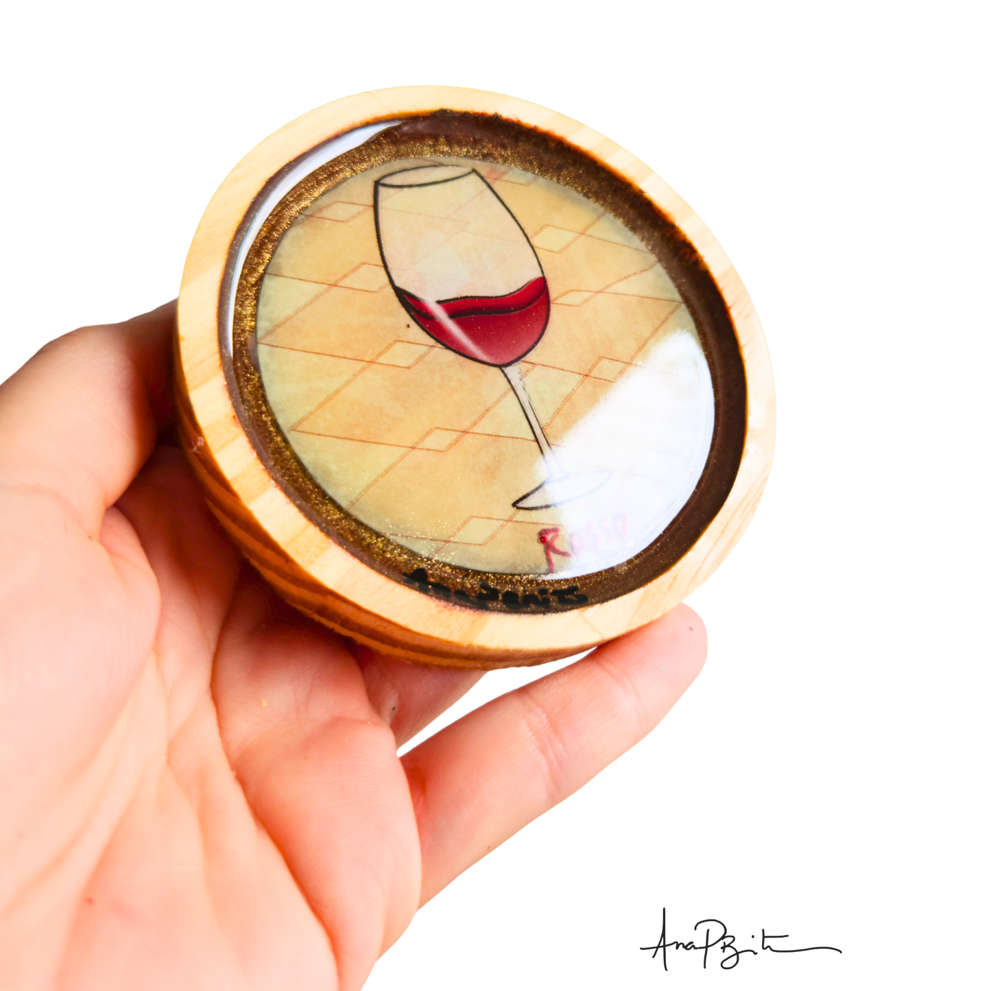 Porta-Copos Vino Rosso