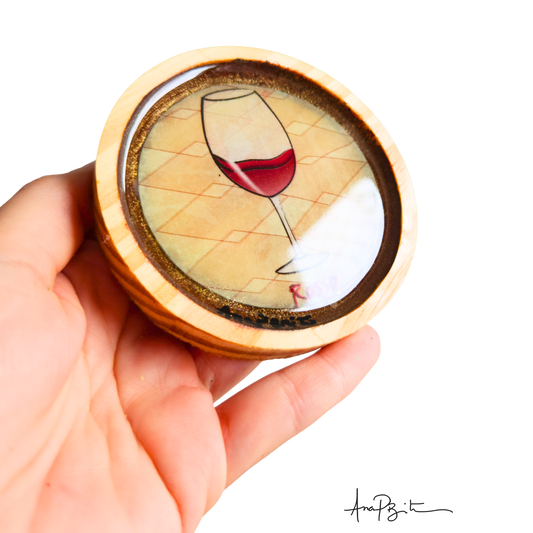 Porta-Copos Vino Rosso