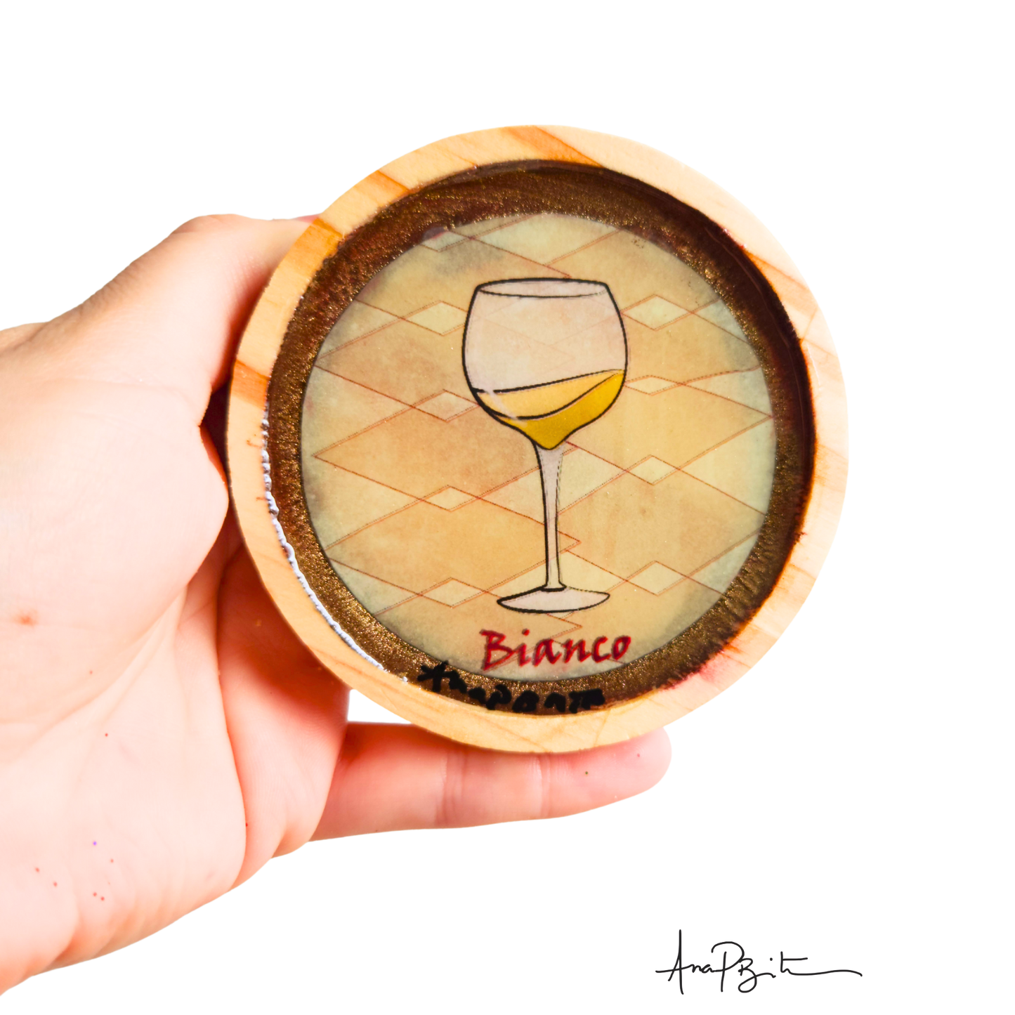 Porta-Copos Vino Bianco