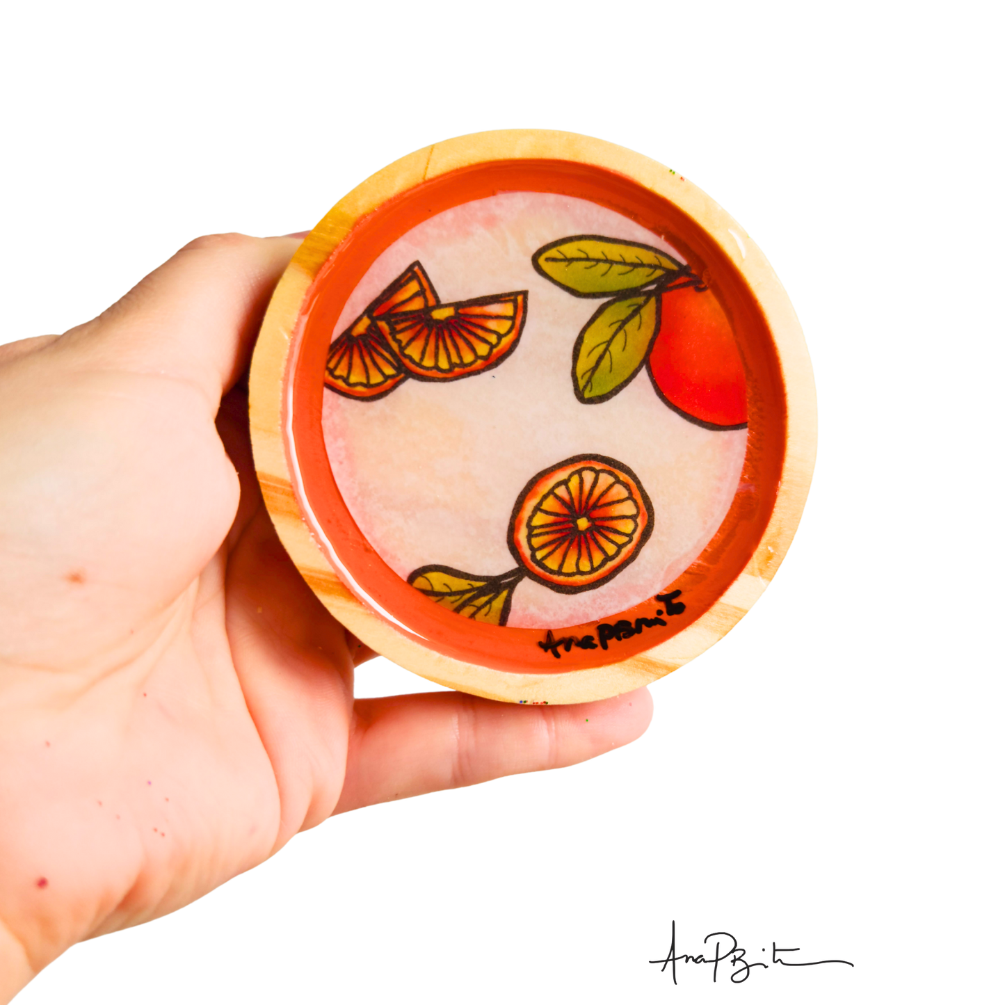 Porta-Copos Laranja