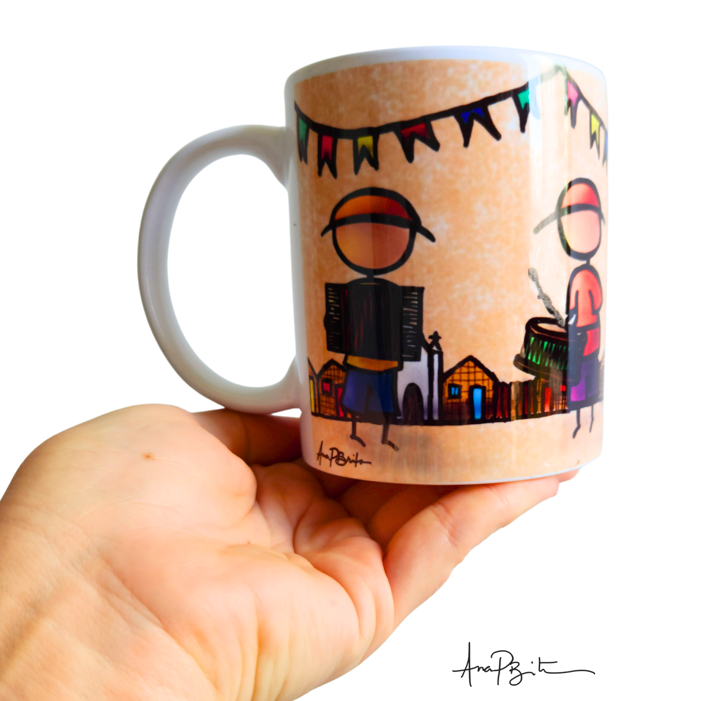 Caneca Músicos Deixa de Pantim e Vem Dançar um Forrozin