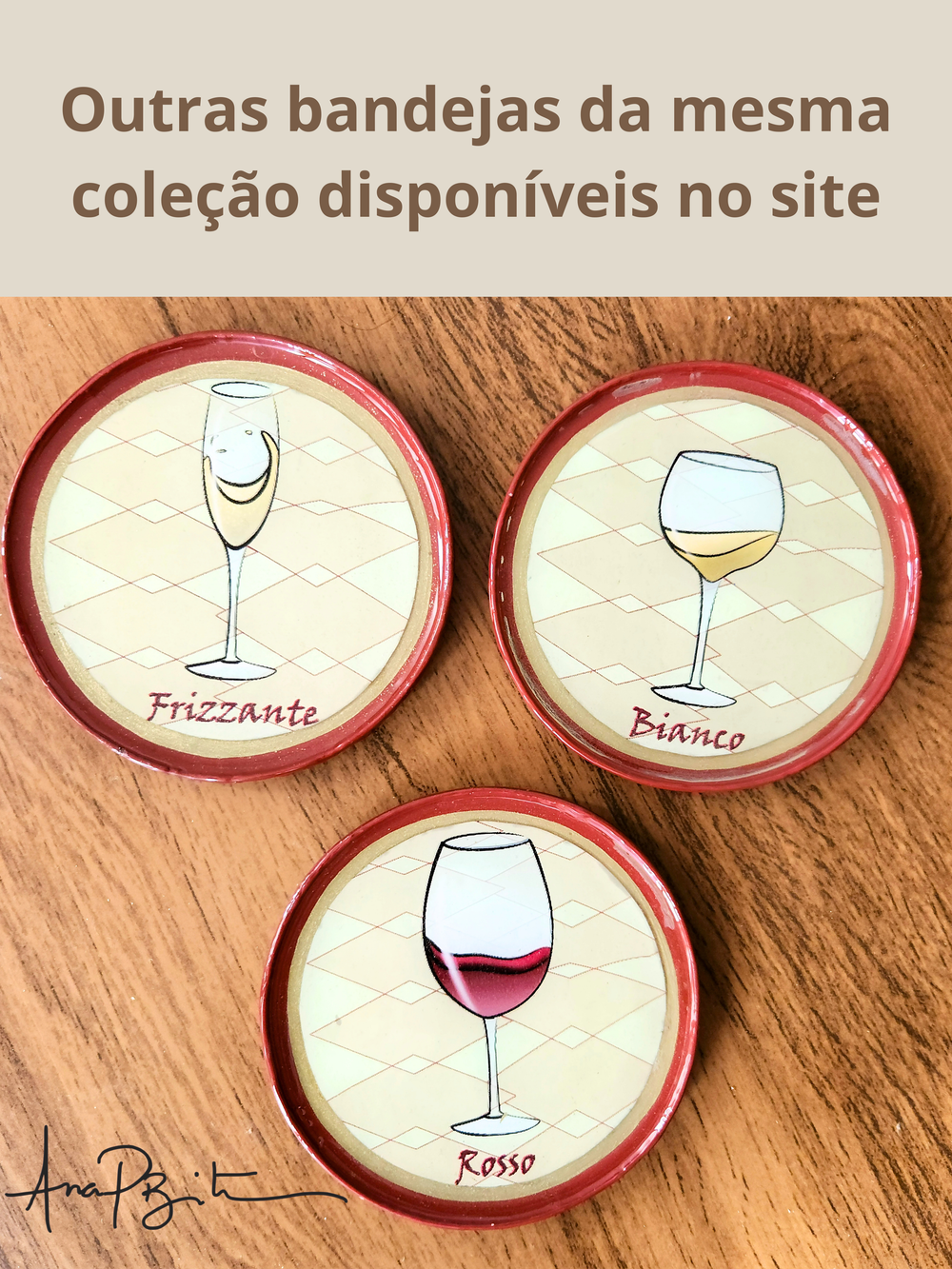 Bandejas Vino - Rosso, Bianco e Frizzante